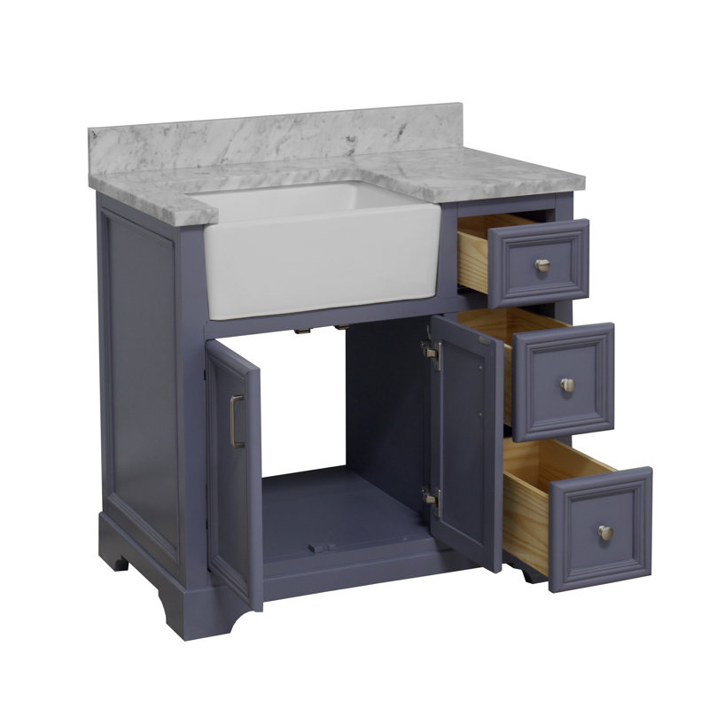 Sand & Stable Emiliano 36'' Freestanding Single Bathroom Vanity with